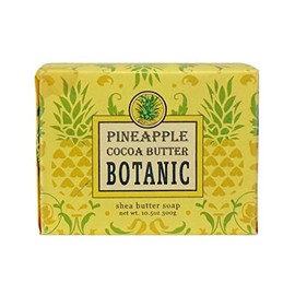 Greenwich Bay Trading Company Shea Butter Soaps with Essential Oils and Natural Extracts 10.5 ounce Block Soap Bar (Pineapple Cocoa Butter)