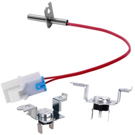 AGM30045804 Dryer Thermistor and Thermostat Kit, 6323EL2001B Dryer Thermistor, 6931EL3003C 6931EL3004B High Limit Thermostat, Fit for L.G Ken-More AP7206815 PS16732335