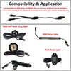 NBWDY Waterproof 1-2 Y Extension Cable Wire Cord Set for
