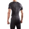 LP SUPPORT AIR Menâs Short Sleeve Compression Workout top Dark