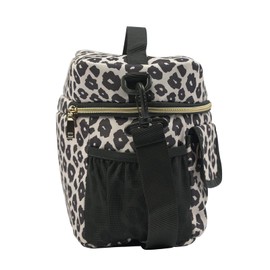 LuckyLy Lonchera para Mujer Térmica e Impermeable Grande, Moderna con Múltiples Compartimentos, Ideal como Bolsa de Almuerzo para Oficina, Lunch Box, Hielera Portátil – Modelo Krista, Leopardo