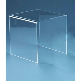 BANBERRY DESIGNS Display Risers Premium Acrylic 4 Inch High Pack of 2