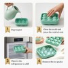 3D Soccer Ball Silicone Ice Mold, 9 Cavity Sphere Tray,