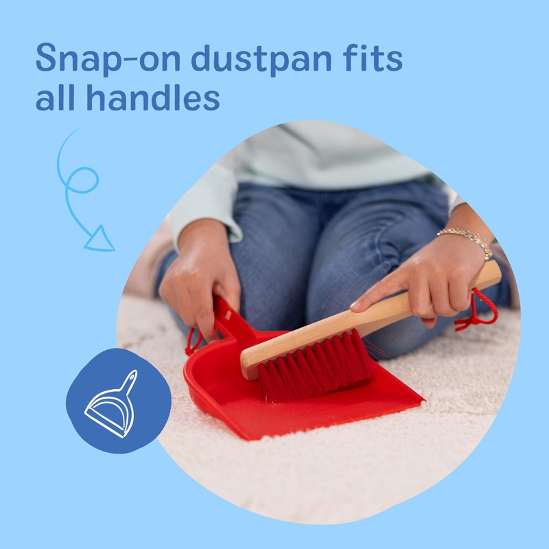 Melissa & Doug Dust Sweep Mop, 6-Pc. Toddler Cleaning Set