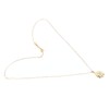 Pendant Necklace 925 Silver Sunflower Shape Gold Exquisite Shiny Elegant