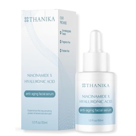 THANIKA Niacinamide & Hyaluronic Acid Serum- Anti-Aging & Hydrating 1 fl oz.