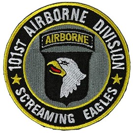Embroidered Patch - Patches for Women Man - US Army 101ST Airborne Division ABD Patch AIR Assault Screaming Eagles Veteran