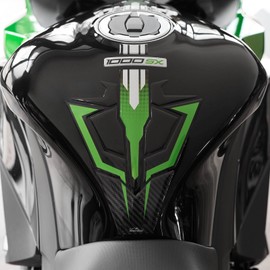 Resin Bike Motorcycle 3D Stickers Compatible with Kawasaki Ninja 1000 SX 2024. Bike Tank Protector from Impact and Scratches. Sticker 3D Resin Gadget Moto