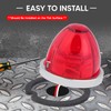 Ledvillage 2Pcs Red Watermelon LED Light with Stainless Steel Bracket,