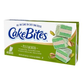 CakeBites Pistachio, 4-2OZ Grab & Go packs (8 OZ Box)