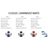 Gaser Balón Futbol Classic Laminado Mate (No. 4, Blanco con