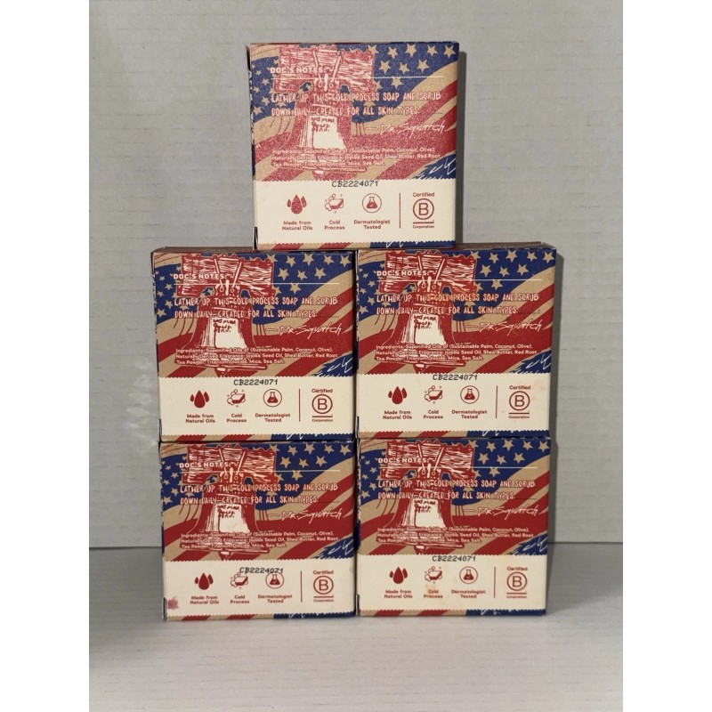 DR. Squatch 5 Count Of Limited Ed Dr. Squatch Freedom