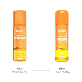 ISDIN Photo Protector Hydro Oil SPF 30 (200 ml) | 2-phase light protection that not only protects the skin from the sun but also promotes tanning