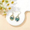 Mustard Seed Cross Earrings Sterling Silver 14K Gold Plated Faith