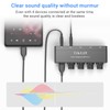 Cubilux 4-Way Headphone Amplifier 3.5mm with Volume Adjustment,Multiple Headphone Jack