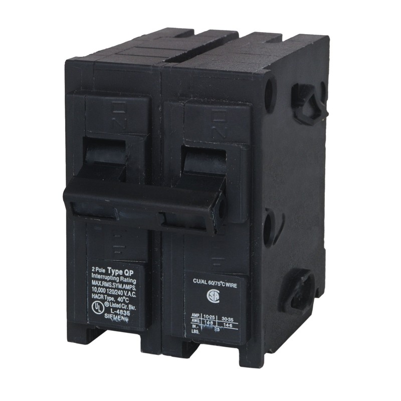 SIEMENS Q2100H 100-Amp Double Pole 22kA Type QPH Circuit Breaker