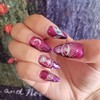 2 Large Size Stencil Plate Abstract Face Galaxy Nail Stamp