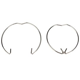 LGEGE Lamp Retaining Spring Clip Ring 20Pcs Set Compatible with 50mm MR16 GU10 Spot Light Downlight for Fixing Blub