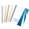 RAYSON Plastic Spiral Binding Coils, 50 Sheets, 3:1 Pitch, 9.5mm,