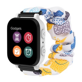MoKo Scrunchie Band Compatible with Gizmo Watch 3 2 1/Gabb Watch 3e 3 2 1/SyncUP Kids Watch, Cute Elastic Replacement Wristband Strap Stretchy Bands for Kids, Dots