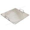 Sunrise Stainless Steel Fryer Screen with Handles (Solid Screen) (1,