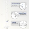Durmmur Heavy Duty Coat Rack with Natural Marble Base, Freestanding