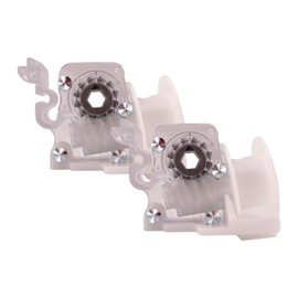 Amazing Drapery Hardware Clear Low Profile Cord Tilt Control 2ct - Fits Hex Rod, 1/4" Hex Hole, Ideal for 2" Horizontal Blinds