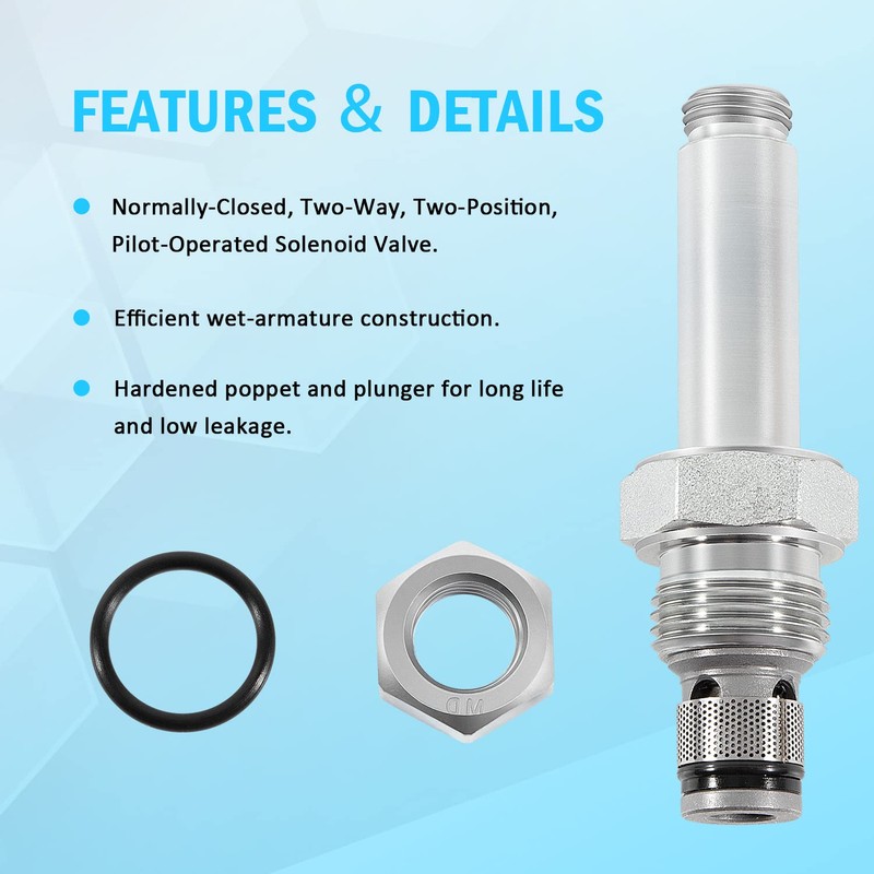 DSV-080-2NCP-N Solenoid Cartridge Valve, for SPX Stone/Fenner VF-4009