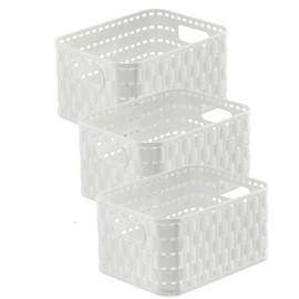 Rotho, Set of 3 Storage Baskets, 2 Litres