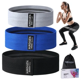 Resistance Bands for Working Out, Exercise Workout Bands for Women & Men, 3 Levels Elastic Stretch Bands for Exercise with Carry Bag for Physical Therapy, Home Fitness, Strength Training, Yoga