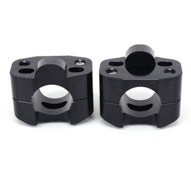 Fast Pro Motorcycle Handlebar Mount Adapter Replacement 7/8" to 1 1/8" for CRF YZF KXF KLX RMZ DRZ KX RM YZ SX EXC XC 65 85 125 250 Dirt Bike Black