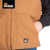 Berne Men's Workmans Duck Vest, Small Regular, Brown Duck