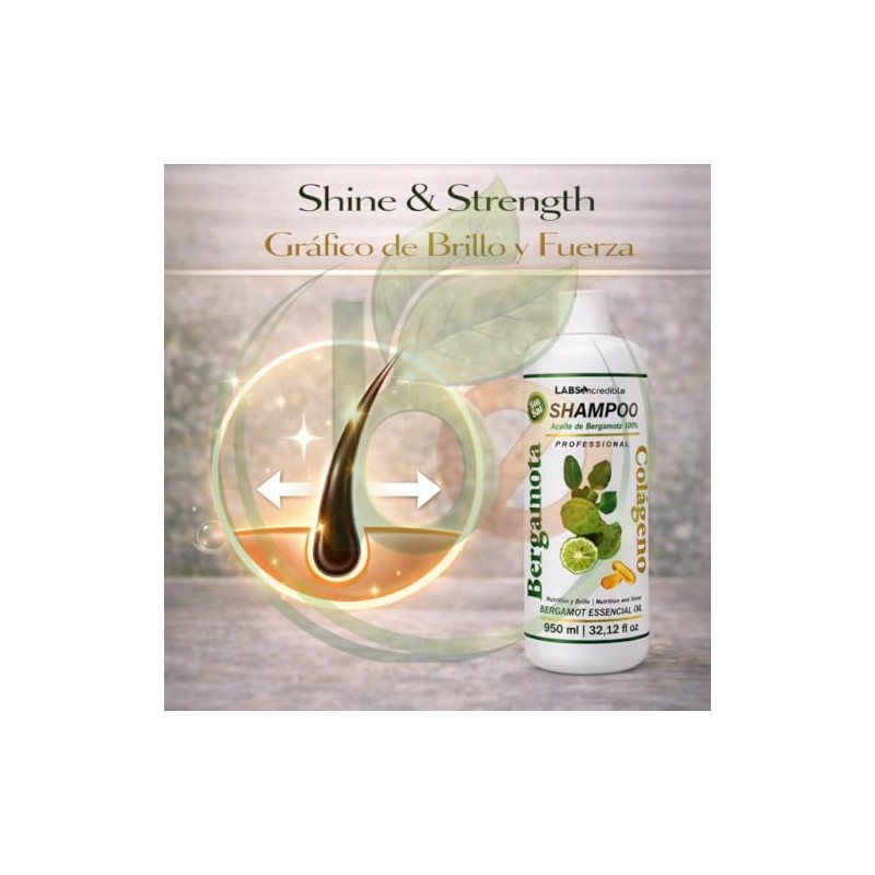 Shampoo Aceite de Bergamota 100%