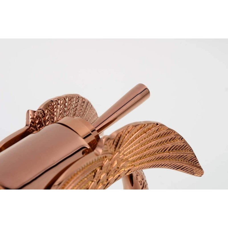 YCCUZA Bathroom Sink Faucet Swan Antique Copper Single Handle One