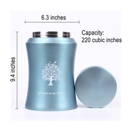 Urn for human ashes Adult - Cremation Urns for Ashes Male Female - Urn for Human Ashes for Dad Mom,Funeral Urn Burial Urn