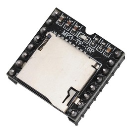 Heevhas Mini MP3 Player Audio Voice Decode Module TF Card U Disk Board DFPlayer Audio Voice Music Development Module (Pack of 6)