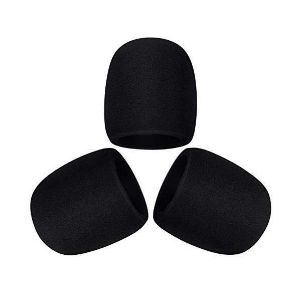 3 Piece Blue Yeti Mic Cover Foam Microphone Windscreen for