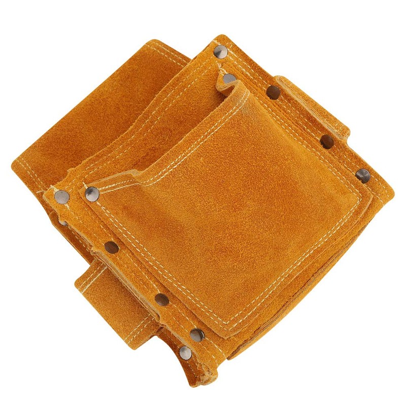 Tool Belt Pouch Woodworking Tool Pouch Thick Wear Resistant Leather