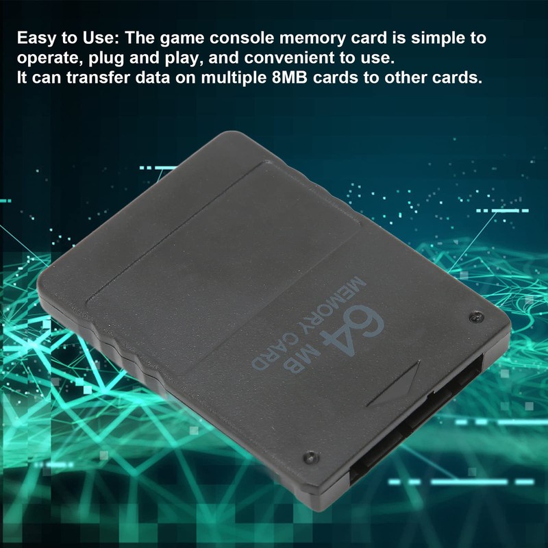 Dpofirs 2 in 1 Game Console Memory Card Compatible with