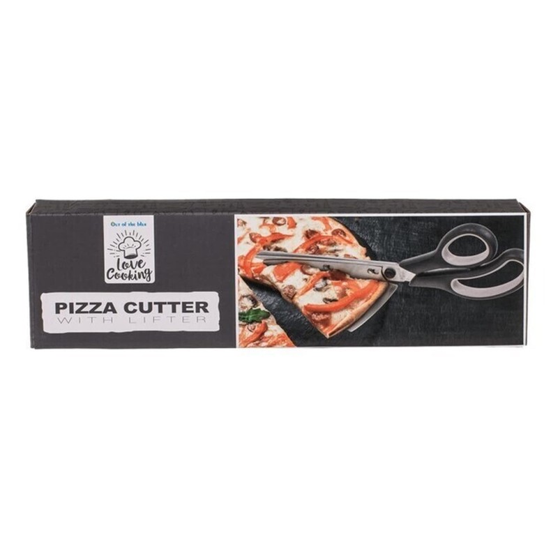 Out of the blue Pizza Scissors Kitchen Utensil with Serving