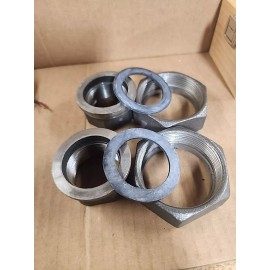 Georg Fischer New Set Of Georg Fischer 1-1/4" Flat Face Seal, w/Rubber Gasket, Pump Coupling