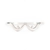 STORYJEWELLERY Sterling Silver Boob Ring, Fun Rings for Women, Silver
