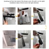 AatrixQuayn Shower Glass Support Bar, Both Sides Available, Frameless Bathroom