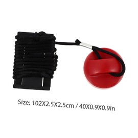 GRIRIW 1Pc Magnetic Treadmill Safety Key Emergency Brake Key Replacement for Treadmills Lightweight and Compact Magnetic Security Accessory Durable Design for Gym Use