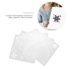 MAGICLULU 6pcs Christmas Delicate Hollow Xmas Snowflake Stencils Snowflake Stencils
