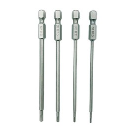 HOPLEX RC 六角ビットセット 六角ヘッド アレンレンチ ドリルビットセット 1.5 2.0 2.5 3.0mm S2スチールのアップグレード 1/4インチ 六角シャンク 長さ3.9インチ ドライバービット 電動ネジ/電動ドリルRC修理作業