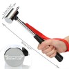 com-four® Camping Hammer with Peg Extractor - Tent Hammer with