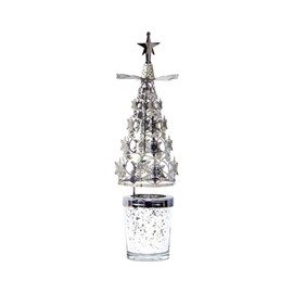 Christmas Aromatherapy Candle Hot Tree Revolving Candle Holder Walking Light