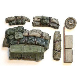 Value Gear 1/35 Scale Sherman Engine Deck Set #4 Value Gear Details - Resin Stowage