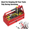 UNITEDPOWER Handy Tool Box With 1 Drawer，Portable Metal Tote Tray